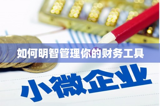 盐水如何明智管理你的财务工具