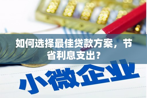 盐水如何选择最佳贷款方案，节省利息支出？