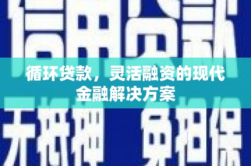 盐水循环贷款，灵活融资的现代金融解决方案