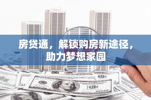 盐水房贷通，解锁购房新途径，助力梦想家园