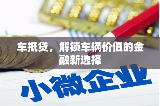 盐水车抵贷，解锁车辆价值的金融新选择