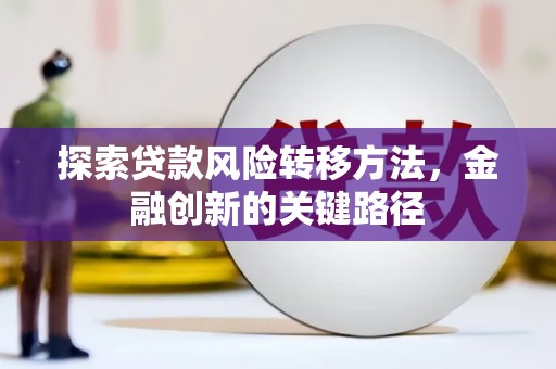 盐水探索贷款风险转移方法，金融创新的关键路径