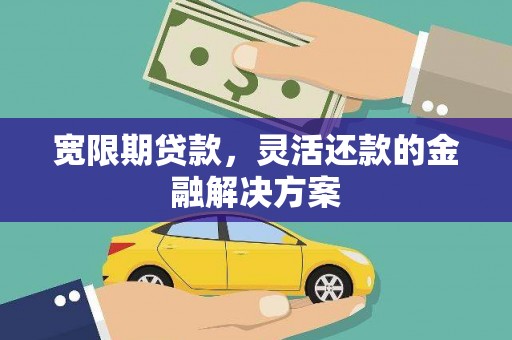 盐水宽限期贷款，灵活还款的金融解决方案