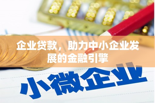 盐水企业贷款，助力中小企业发展的金融引擎
