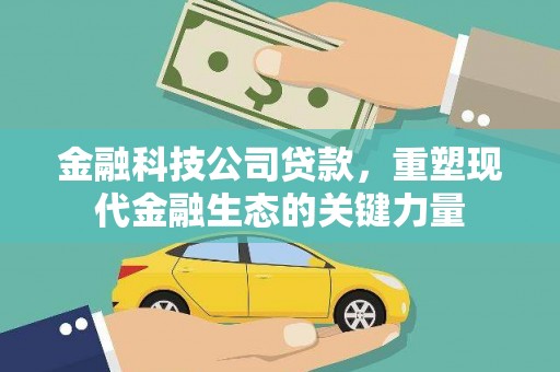 盐水金融科技公司贷款，重塑现代金融生态的关键力量