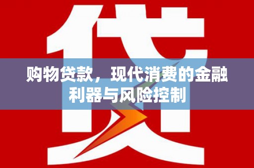 盐水购物贷款，现代消费的金融利器与风险控制