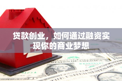 盐水贷款创业，如何通过融资实现你的商业梦想